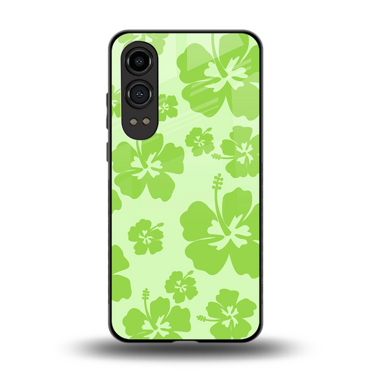 Wildflower Green back phone cover | glass case for oneplus nord ce 4 lite