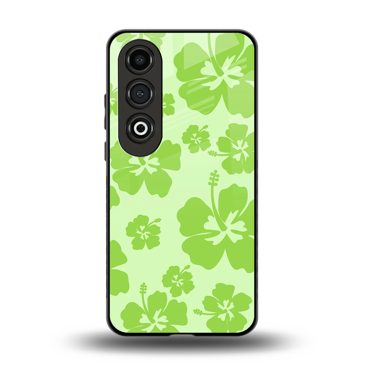 Wildflower Green back phone cover | glass case for oneplus nord ce 4