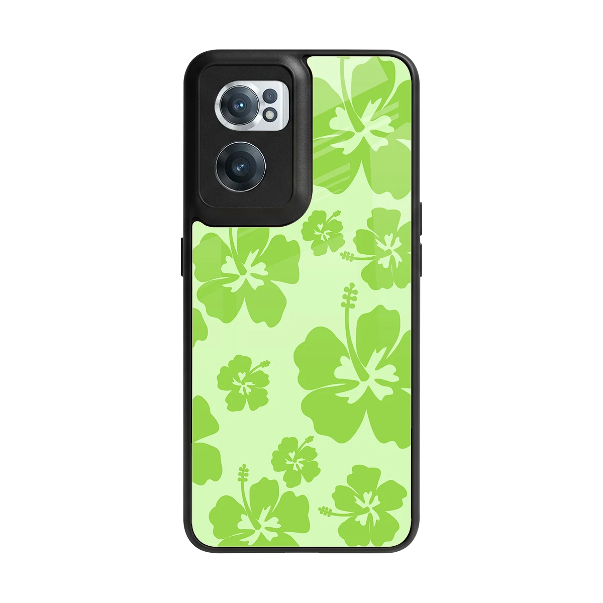 Wildflower Green back phone cover | glass case for oneplus nord ce 2