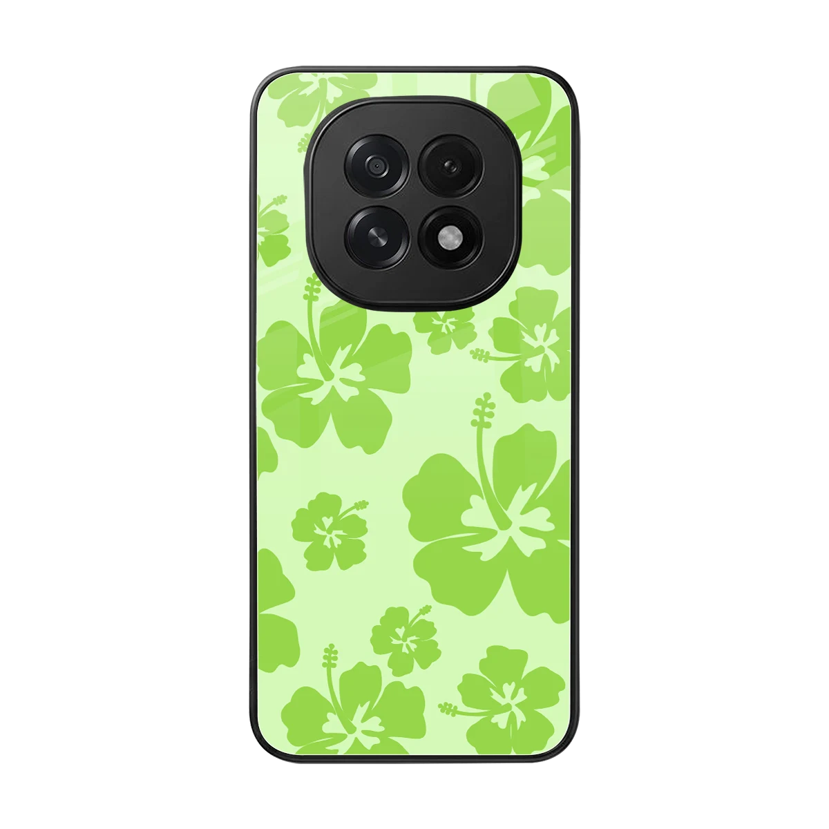 Wildflower Green back phone cover | glass case for oppo f29 5g