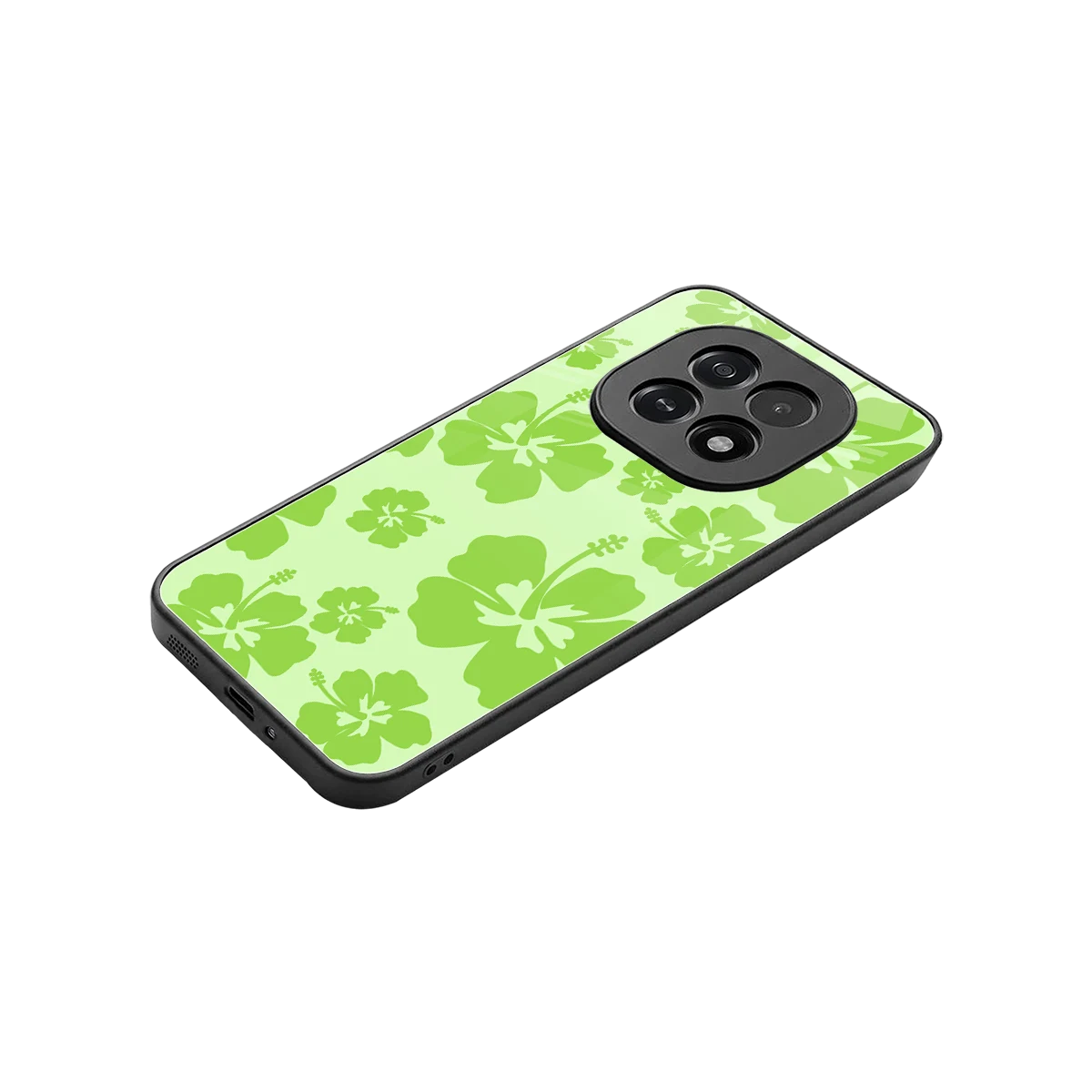 Wildflower Green stylish phone case for oppo f29 5g | glossy glass and slim fit