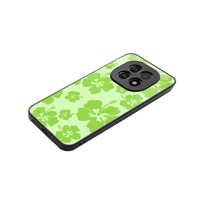 Wildflower Green stylish phone case for oppo f29 5g | glossy glass and slim fit