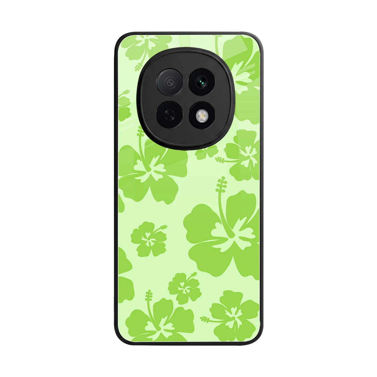 Wildflower Green back phone cover | glass case for oppo f29 pro 5g