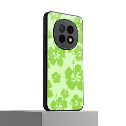 Wildflower Green oppo f29 pro 5g mobile cover | shockproof glass phone case