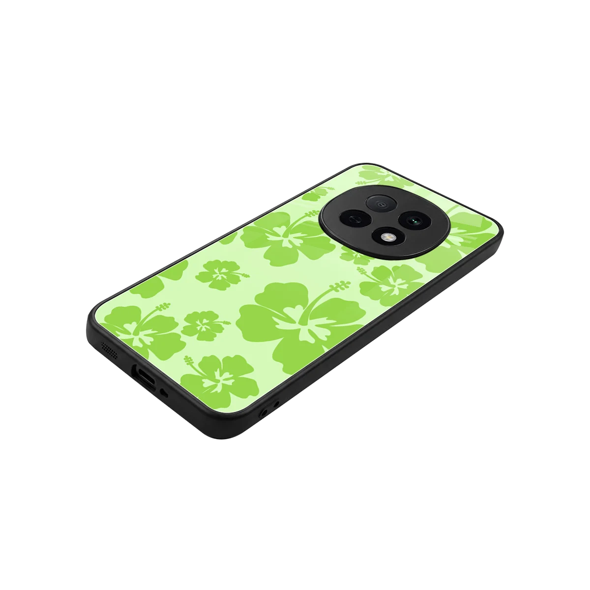 Wildflower Green stylish phone case for oppo f29 pro 5g | glossy glass and slim fit
