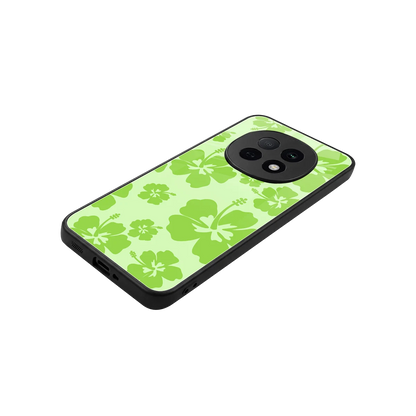 Wildflower Green stylish phone case for oppo f29 pro 5g | glossy glass and slim fit
