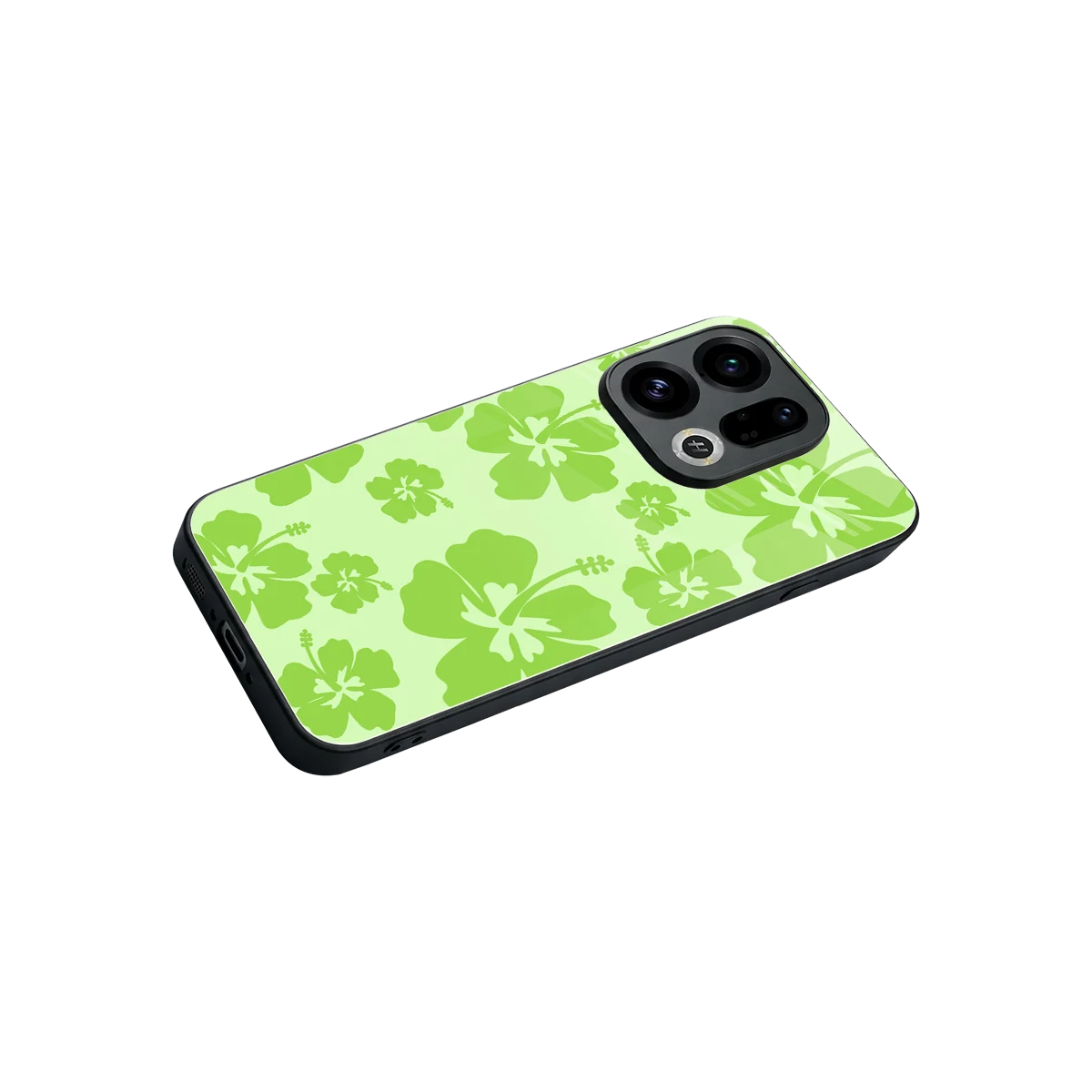 Wildflower Green stylish phone case for oppo find x9 | glossy glass and slim fit