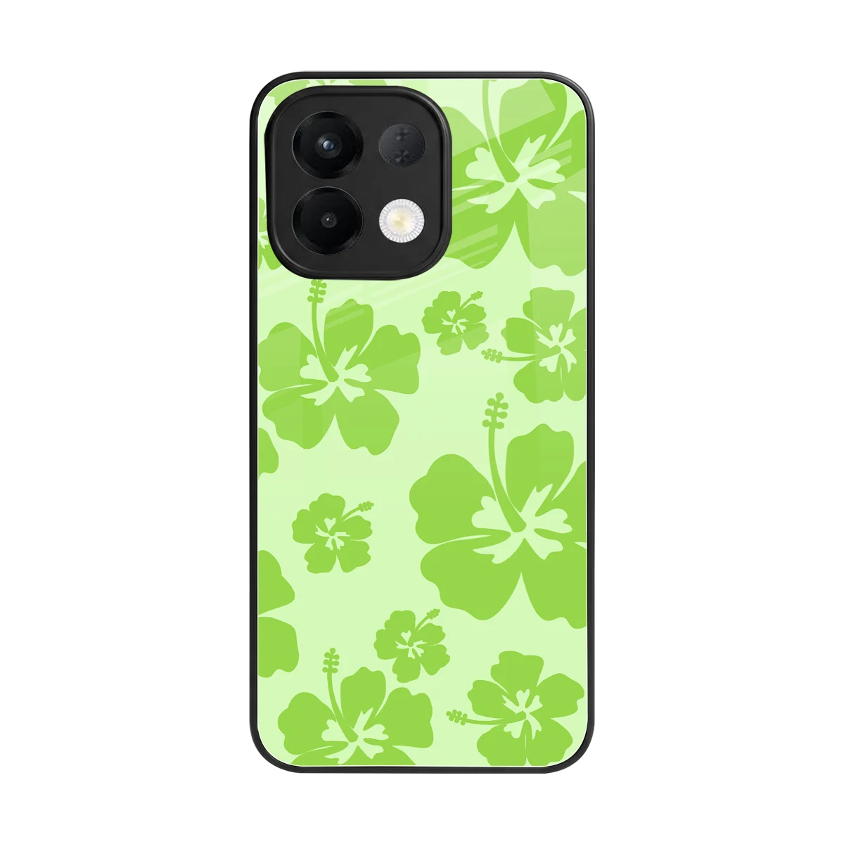 Wildflower Green back phone cover | glass case for oppo k13 5g