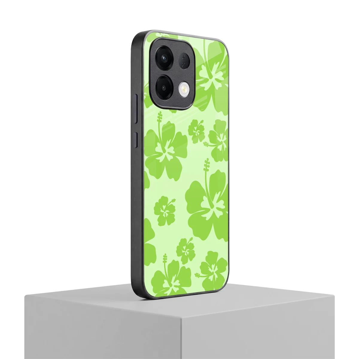 Wildflower Green oppo k13 5g mobile cover | shockproof glass phone case