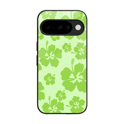 Wildflower Green back phone cover | glass case for google pixel 10