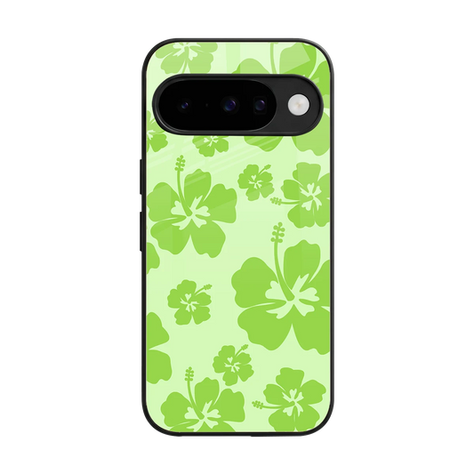 Wildflower Green back phone cover | glass case for google pixel 10