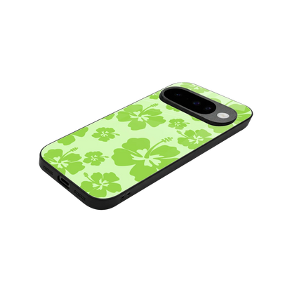 Wildflower Green stylish phone case for google pixel 10 | glossy glass and slim fit