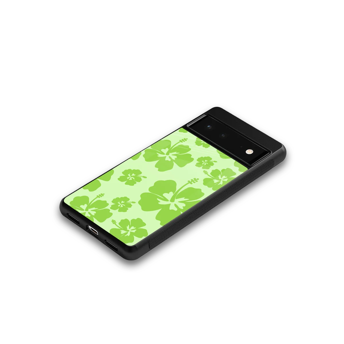 Wildflower Green google pixel 6 mobile cover | shockproof glass phone case