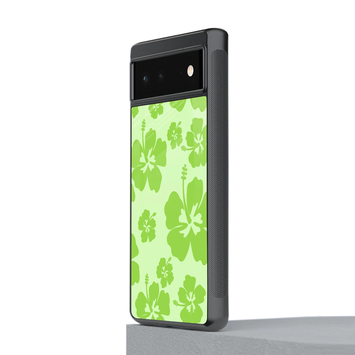 Wildflower Green stylish phone case for google pixel 6 | glossy glass and slim fit