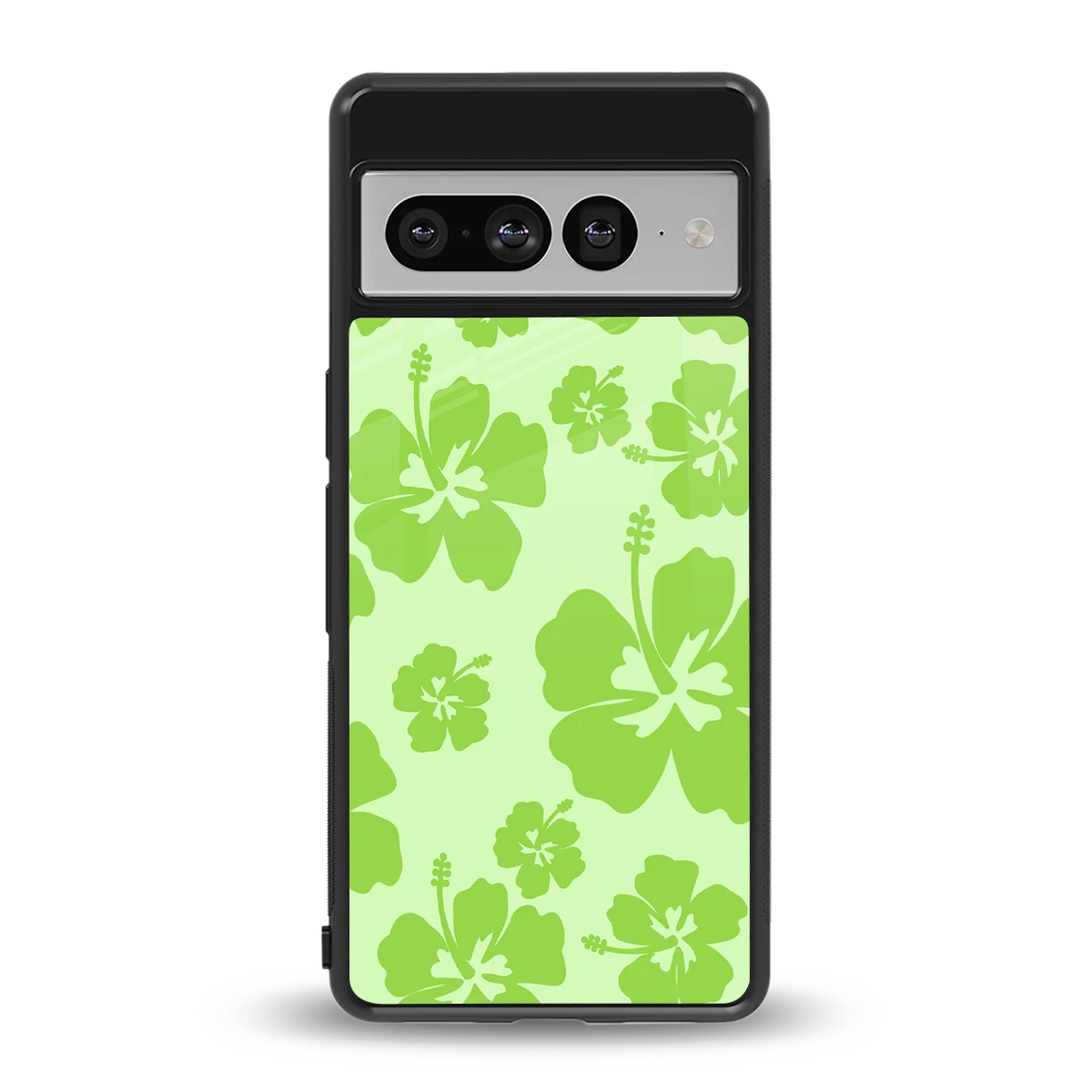Wildflower Green back phone cover | glass case for google pixel 7 pro