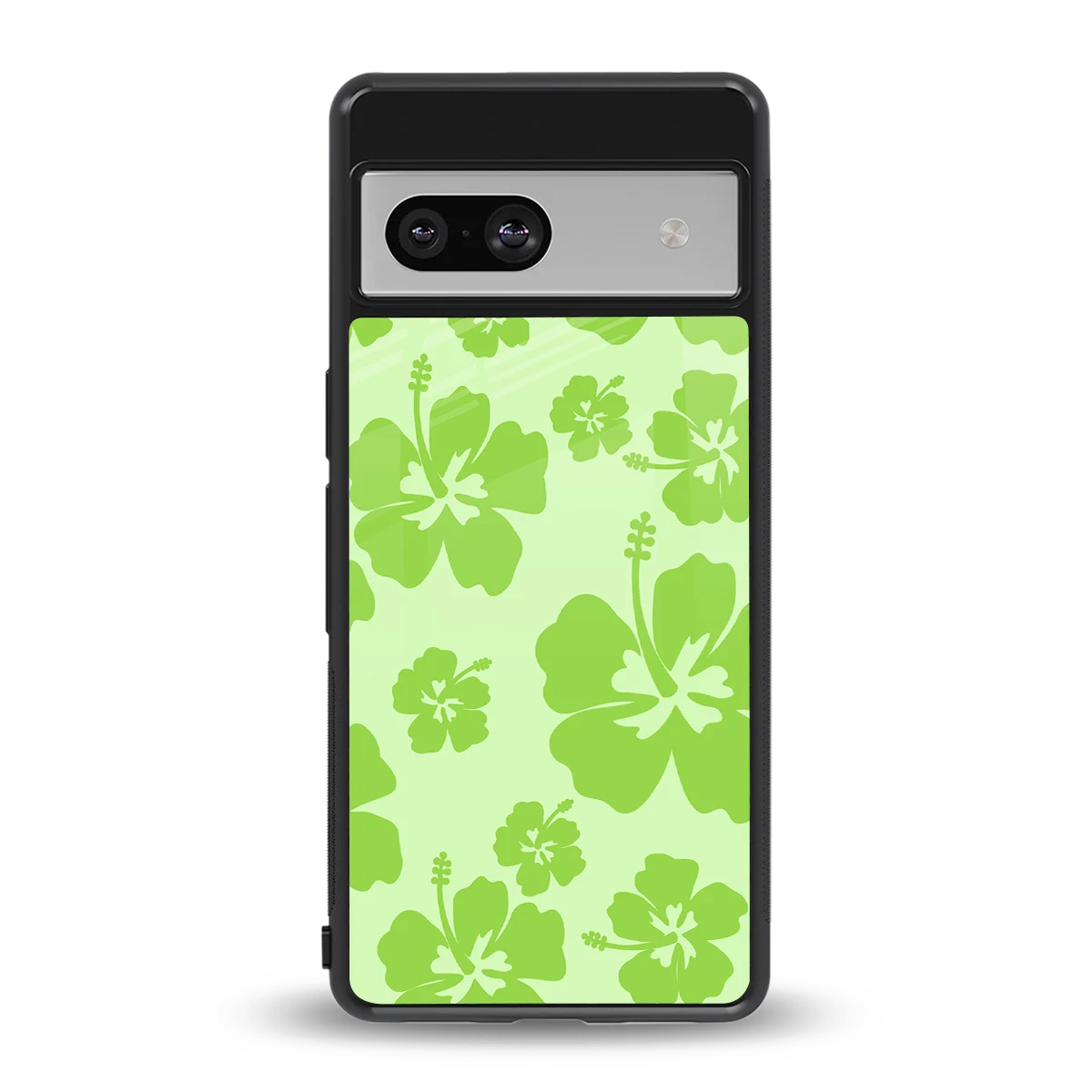 Wildflower Green back phone cover | glass case for google pixel 7