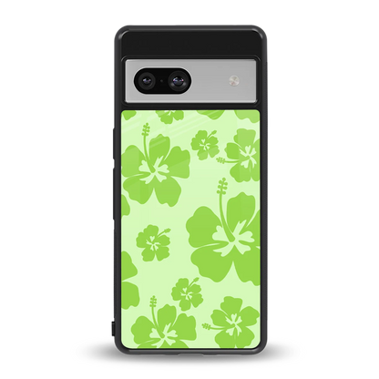 Wildflower Green back phone cover | glass case for google pixel 7