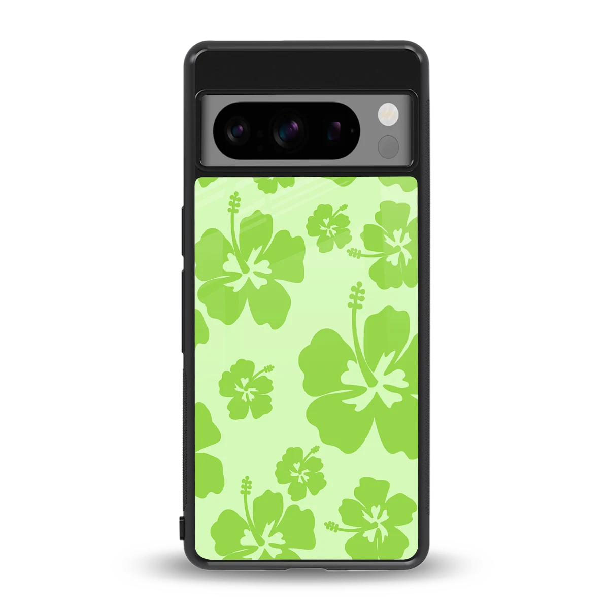 Wildflower Green back phone cover | glass case for google pixel 8 pro