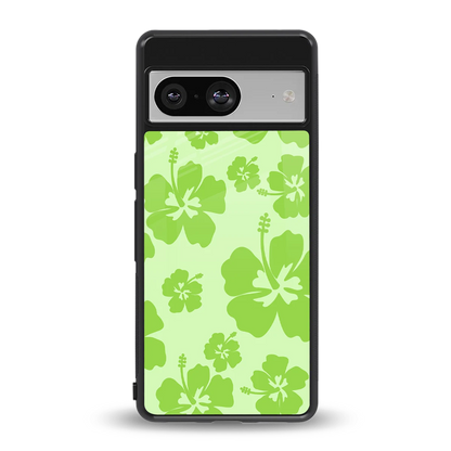 Wildflower Green back phone cover | glass case for google pixel 8