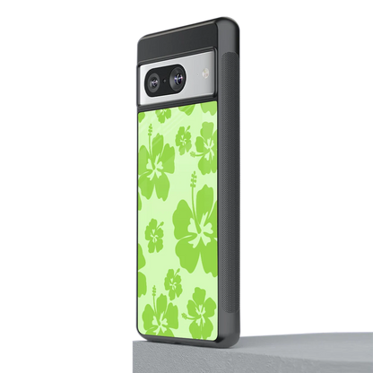 Wildflower Green stylish phone case for google pixel 8 | glossy glass and slim fit