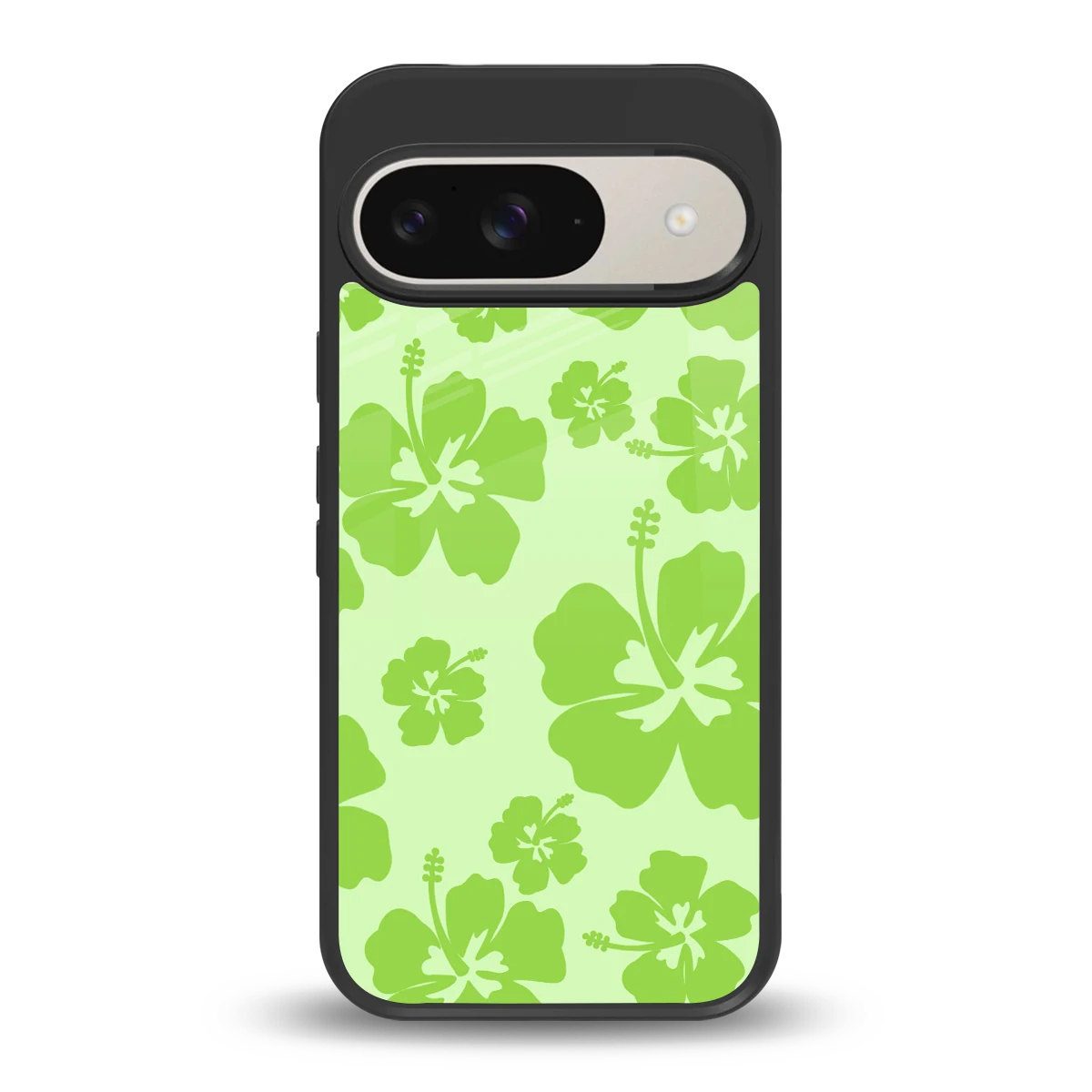Wildflower Green back phone cover | glass case for google pixel 9