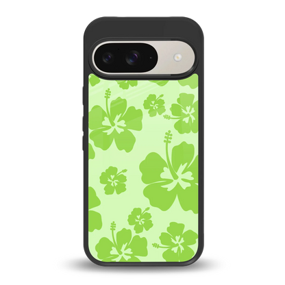 Wildflower Green back phone cover | glass case for google pixel 9