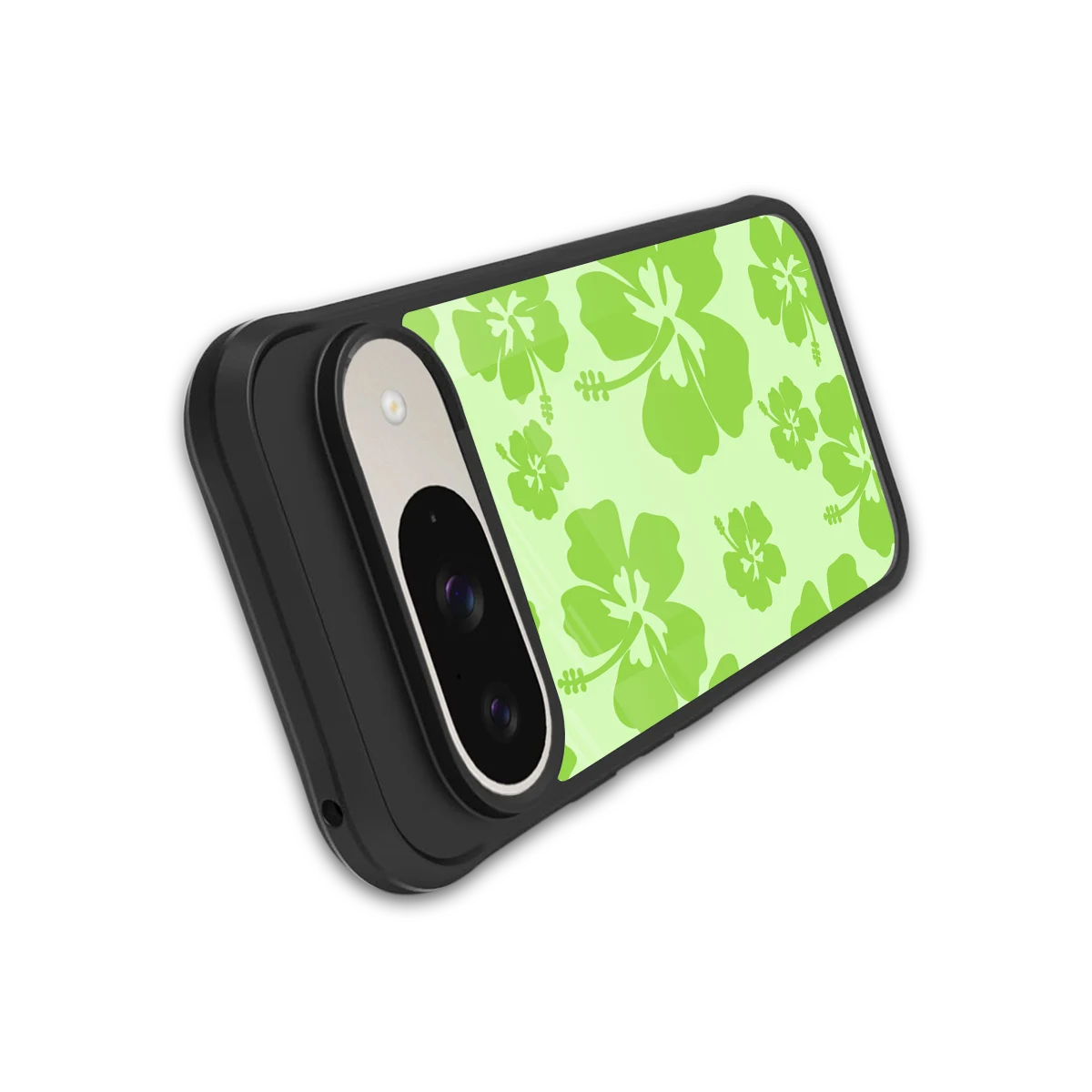Wildflower Green stylish phone case for google pixel 9 | glossy glass and slim fit