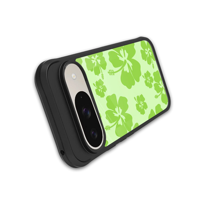 Wildflower Green stylish phone case for google pixel 9 | glossy glass and slim fit