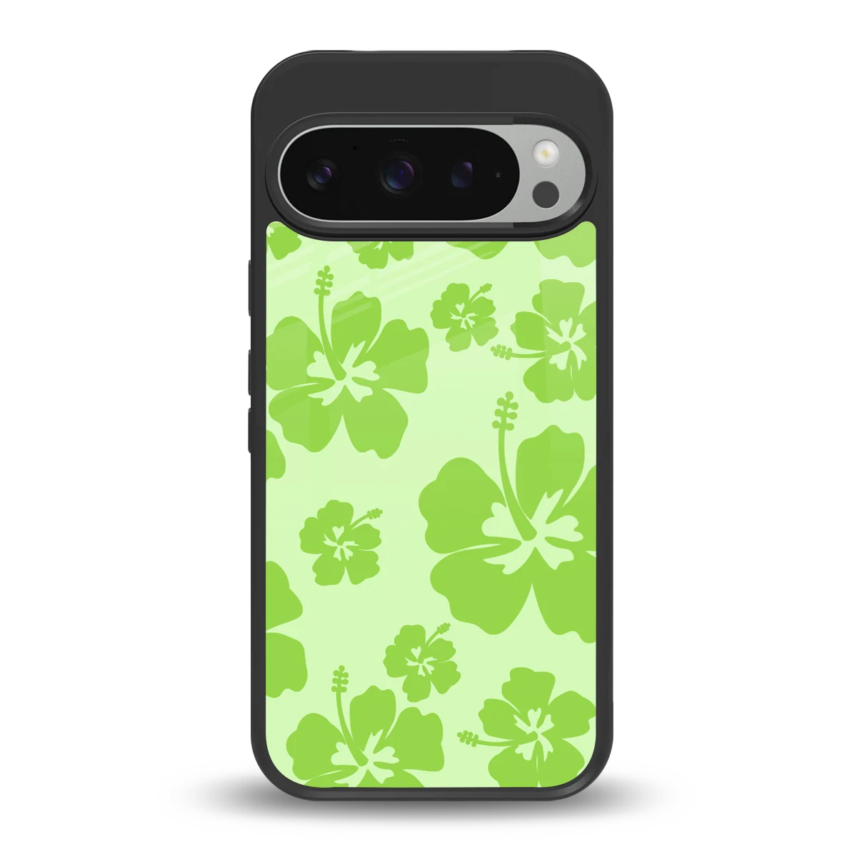 Wildflower Green back phone cover | glass case for google pixel 9 pro