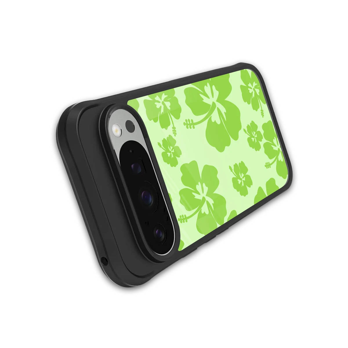 Wildflower Green stylish phone case for google pixel 9 pro | glossy glass and slim fit