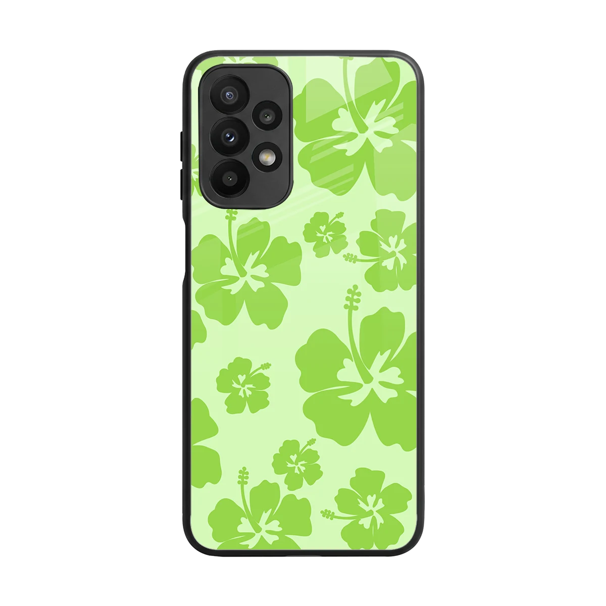 Wildflower Green back phone cover | glass case for samsung galaxy a23