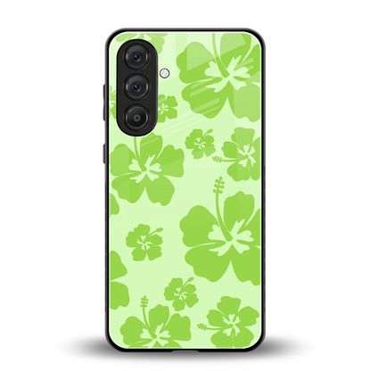Wildflower Green back phone cover | glass case for samsung galaxy a16 5g