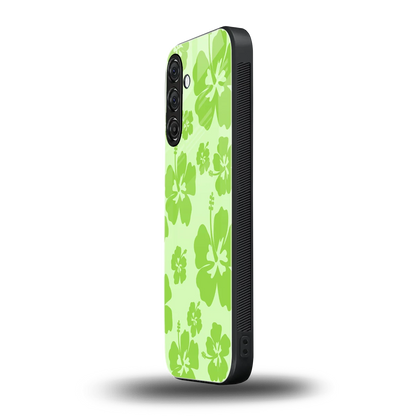 Wildflower Green samsung galaxy a17 5g mobile cover | shockproof glass phone case