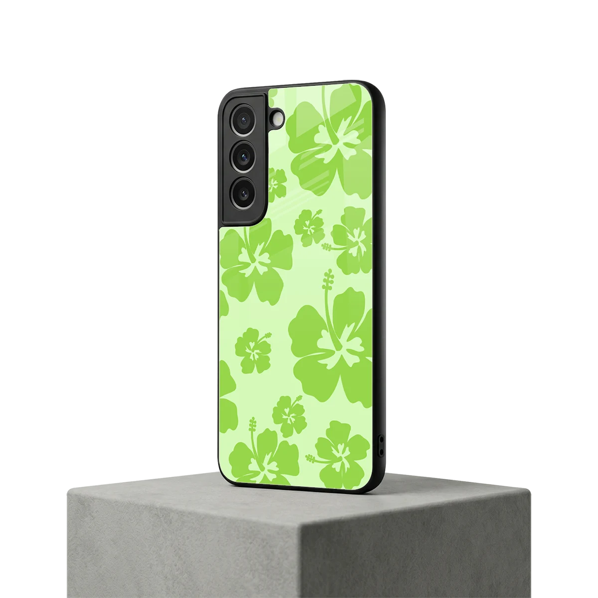 Wildflower Green samsung galaxy s22 mobile cover | shockproof glass phone case
