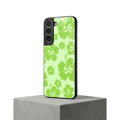 Wildflower Green samsung galaxy s22 mobile cover | shockproof glass phone case