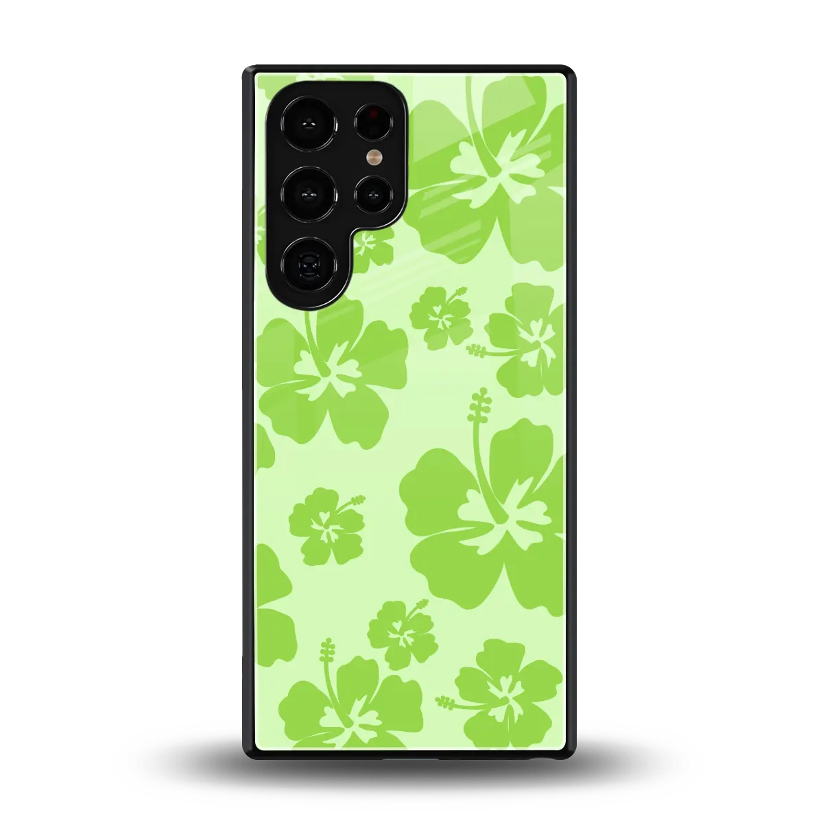 Wildflower Green back phone cover | glass case for samsung galaxy s25 ultra