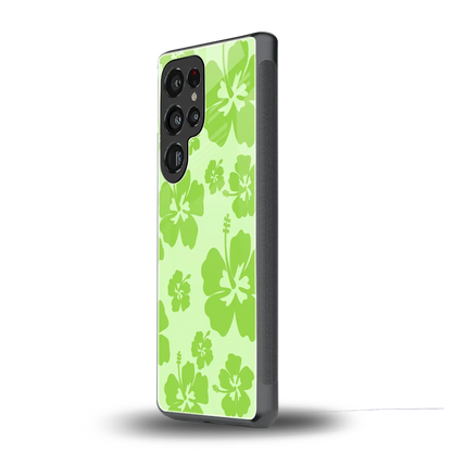 Wildflower Green samsung galaxy s25 ultra mobile cover | shockproof glass phone case