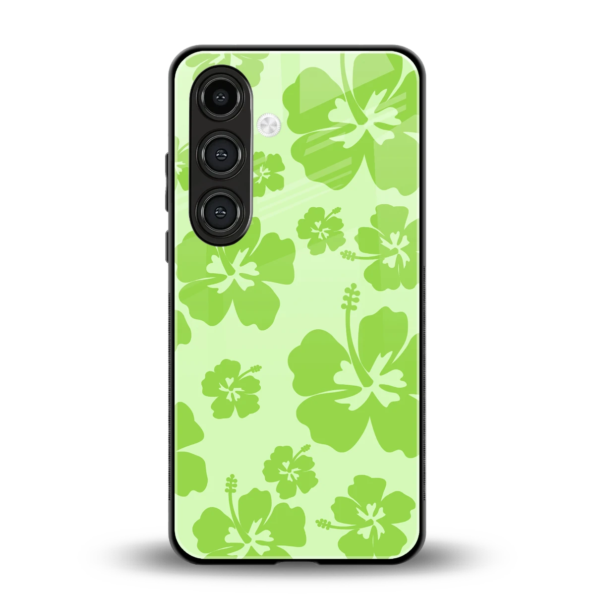 Wildflower Green back phone cover | glass case for samsung galaxy s24