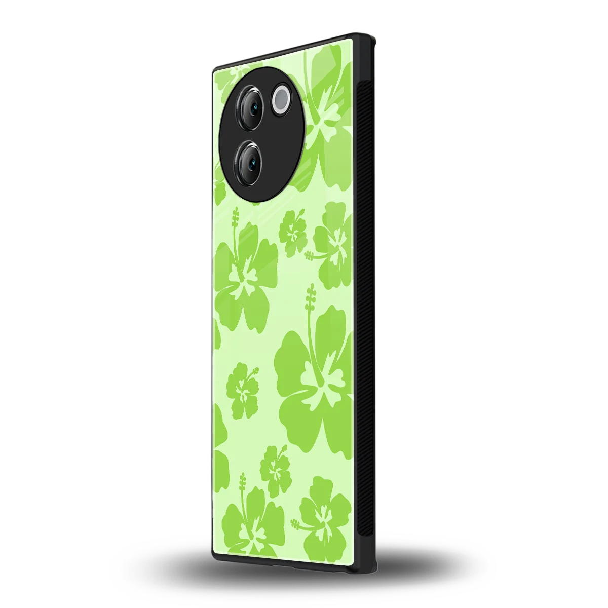 Wildflower Green vivo v30e mobile cover | shockproof glass phone case