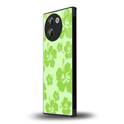 Wildflower Green vivo v30e mobile cover | shockproof glass phone case