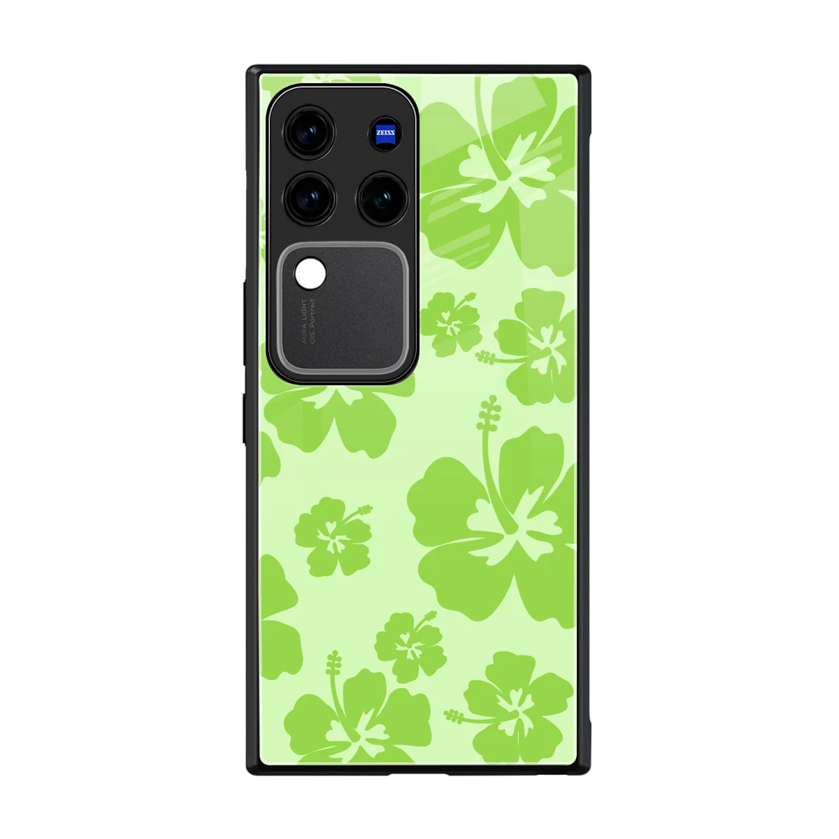 Wildflower Green back phone cover | glass case forvivo v30 pro