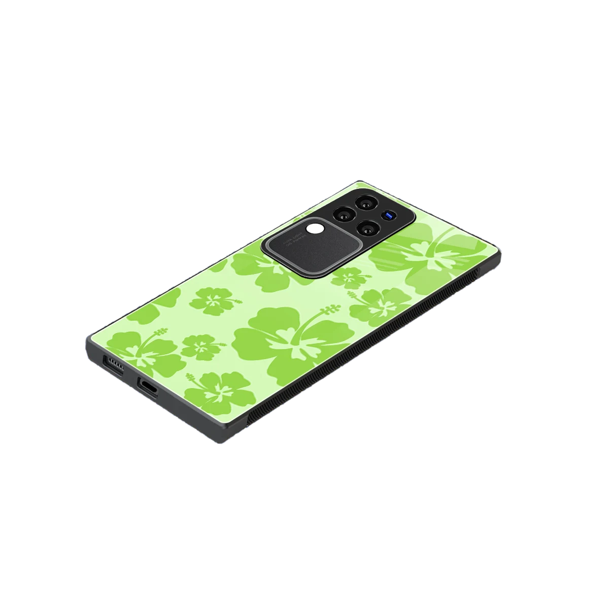 Wildflower Green stylish phone case forvivo v30 pro | glossy glass and slim fit