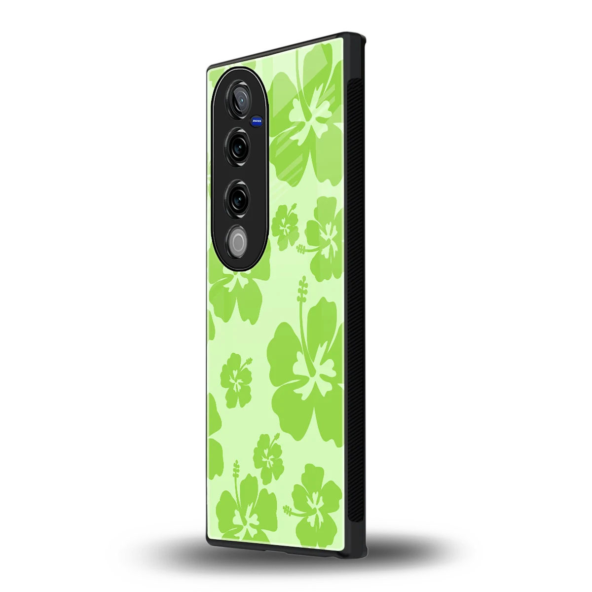 Wildflower Green vivo v40 pro mobile cover | shockproof glass phone case