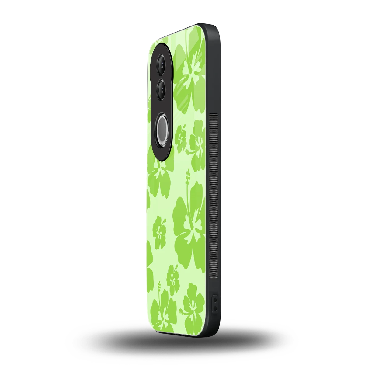 Wildflower Green vivo v50 mobile cover | shockproof glass phone case