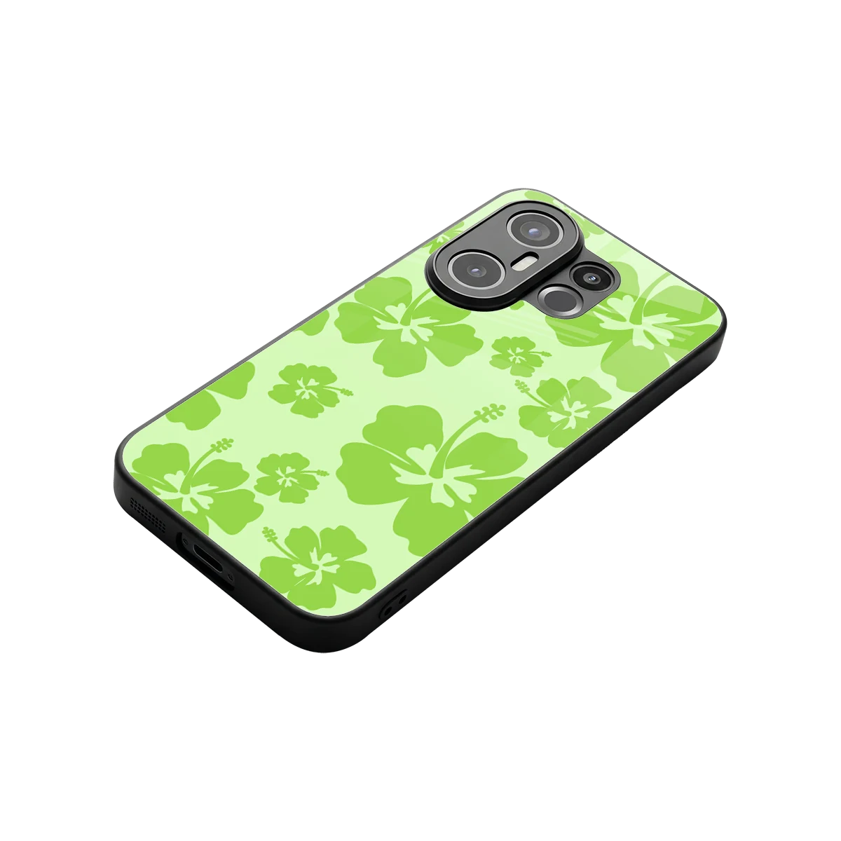 Wildflower Green stylish phone case for vivo x200 fe | glossy glass and slim fit