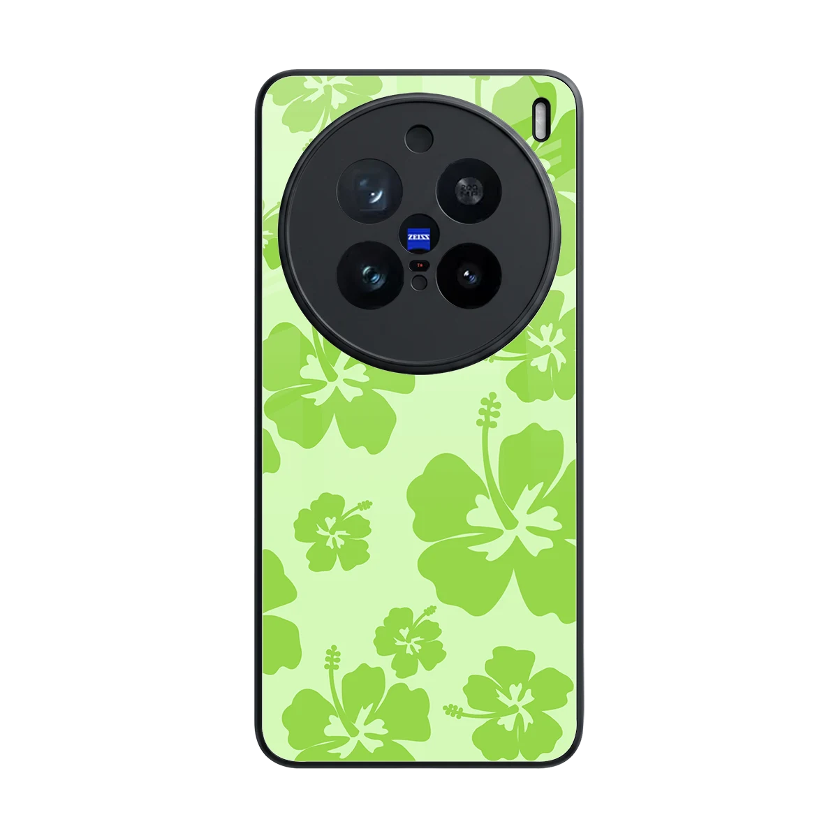 Wildflower Green back phone cover | glass case for vivo x200 pro