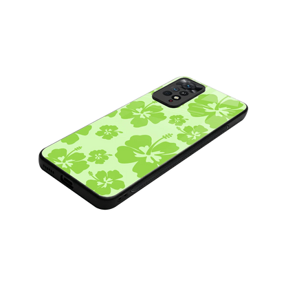 Wildflower Green stylish phone case for redmi note 11 pro | glossy glass and slim fit