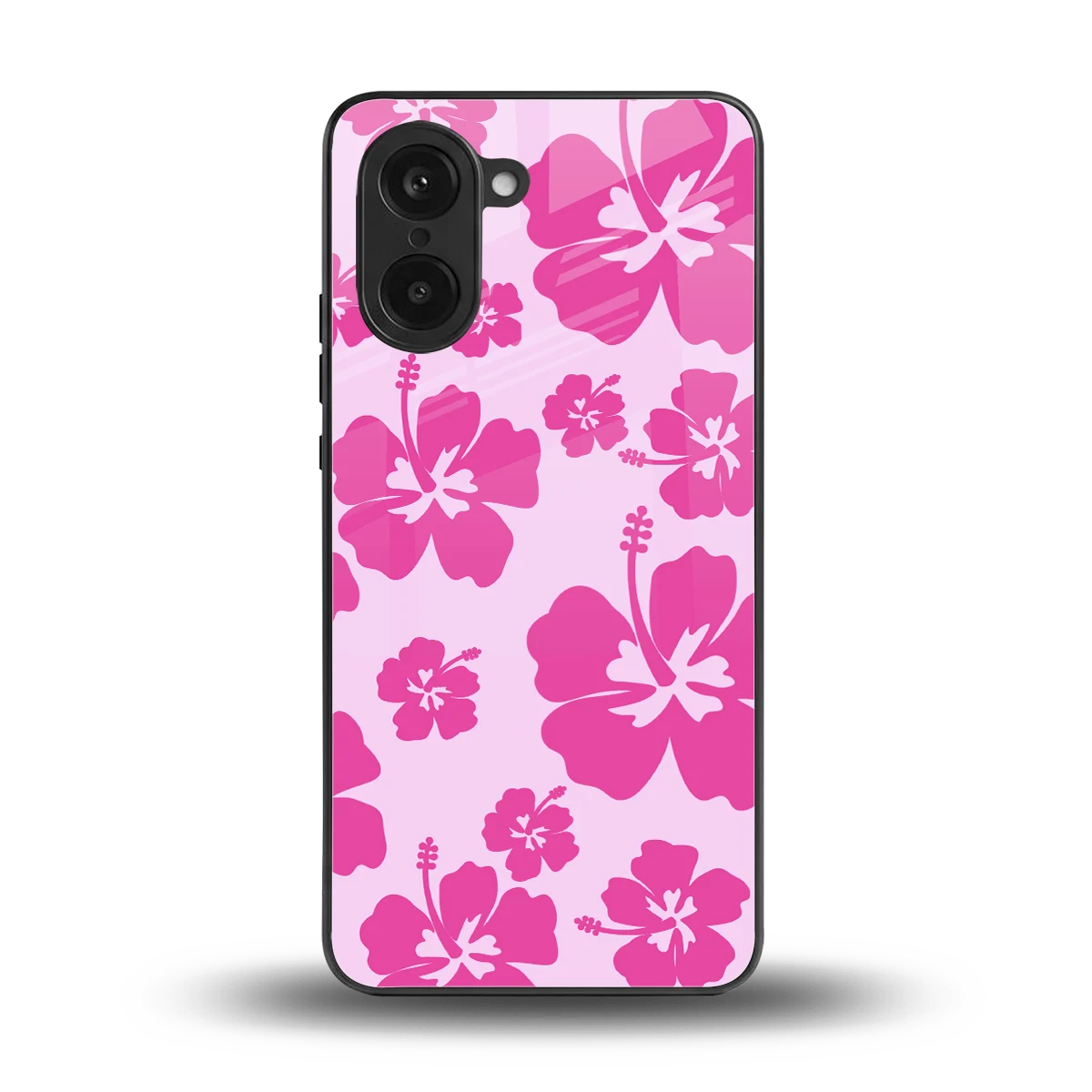 Wildflower Pink back phone cover | glass case for oneplus nord ce5 5g