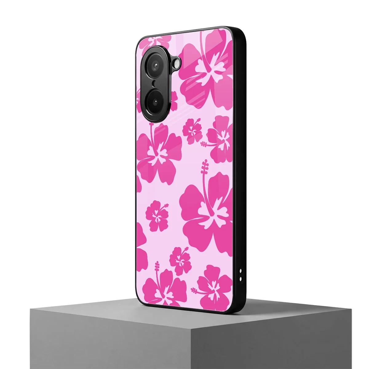 Wildflower Pink oneplus nord ce5 5g mobile cover | shockproof glass phone case