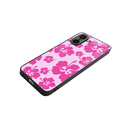 Wildflower Pink stylish phone case for oneplus nord ce5 5g | glossy glass and slim fit